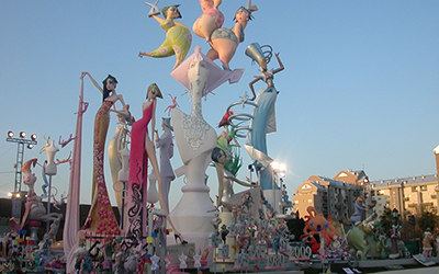 La falla del año 2009 del Casal Nou Campanar.