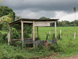 Frontera entre Costa Rica y Nicaragua en Upala