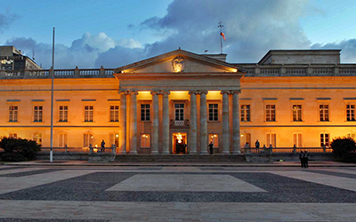 Casa de Nariño, residencia oficial del presidente de Colombia.